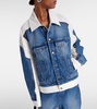 Paneled denim jacket