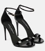 Patent leather sandals