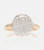 Sabbia 18kt yellow gold ring with diamonds