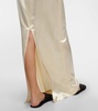 Bartelle satin maxi skirt