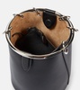 Ring Medium leather bucket bag