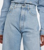 High-rise barrel-leg jeans