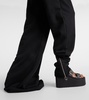 Logo high-rise cotton jersey sweatpants