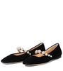 Jimmy Choo Ade Suede Leather Ballet Flats