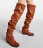 Amati leather over-the-knee boots