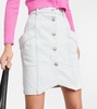 Sabel high-rise denim miniskirt