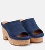 Blue Oli Platform Heeled Sandals