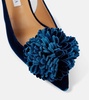 Couturier 65 velvet slingback pumps