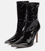 Avi embellished faux leather ankle boots