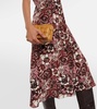 Affetto floral silk midi dress