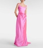 Camille satin gown