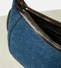 Oskan Moon Small denim shoulder bag