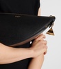 The half heart Leather clutch