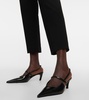 The Sharp leather slingback pumps