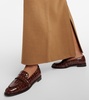 Martin croc-effect leather loafers