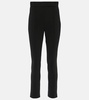 High-rise slim pants