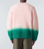 Gradient wool-blend sweater