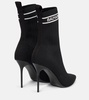 110mm Skye knit ankle boots