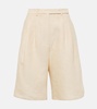 Linen Bermuda shorts