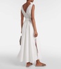 Pleated maxi dress