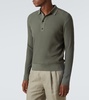 Wool polo sweater