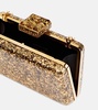 001 Lock glitter clutch