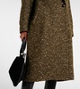 Horia wool-blend wrap coat