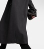 Single-breasted wool coat