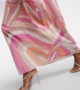 Iride tassel-detail cotton kaftan