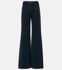 Florence high-rise wide-leg pants