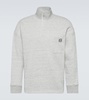 Cotton fleece sweatshirt