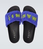 Logo jacquard slides