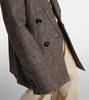 Wool and cotton-blend mouliné blazer