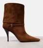 Vicky 90 suede ankle boots