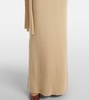 Dara one-shoulder draped maxi dress