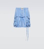 Le short Trivela striped cotton shorts