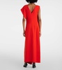 Asymmetric maxi dress