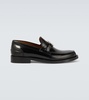 Polished leather loafers