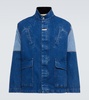 Paneled denim jacket