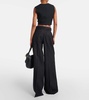 Zirlo cotton-blend wide-leg pants