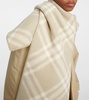 EKD checked wool scarf