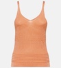 Lamé tank top