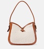 Vigo Medium shearling and leather shoulder bag