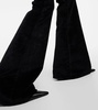 Sheridan high-rise velvet flared pants