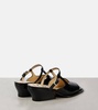 Onda brushed leather mules