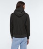 Cropped hooded sweatshirt