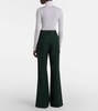 Rhein wool flared pants