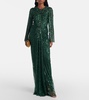 Anja sequined gown