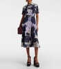 Kiera printed midi dress