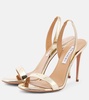 So Nude 105 metallic leather sandals